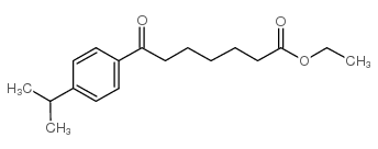 ETHYL 7-(4-ISOPROPYLPHENYL)-7-OXOHEPTANOATE结构式