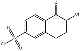 6-Chloro-5-oxo-5,6,7,8-tetrahydronaphthalene-2-sulfonyl Chloride picture