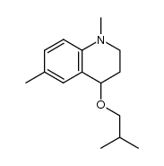 4-isobutoxy-1,6-dimethyl-1,2,3,4-tetrahydroquinoline结构式