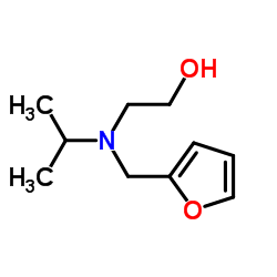 2-[(2-Furylmethyl)(isopropyl)amino]ethanol结构式