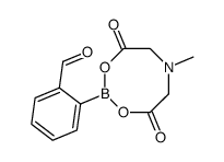 2-(6-Methyl-4,8-dioxo-1,3,6,2-dioxazaborocan-2-yl)benzaldehyde structure