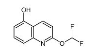 2-(difluoromethoxy)quinolin-5-ol Structure