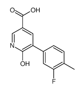 5-(3-fluoro-4-methylphenyl)-6-oxo-1H-pyridine-3-carboxylic acid结构式