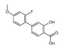 4-(2-fluoro-4-methoxyphenyl)-2-hydroxybenzoic acid Structure
