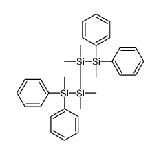 [dimethyl-[methyl(diphenyl)silyl]silyl]-dimethyl-[methyl(diphenyl)silyl]silane Structure