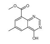 methyl 4-hydroxy-6-methylquinazoline-8-carboxylate Structure