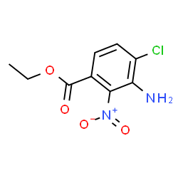 Ethyl 3-amino-4-chloro-2-nitrobenzoate picture