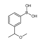 (3-(1-METHOXYETHYL)PHENYL)BORONIC ACID structure