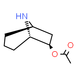 6-acetoxynortropane Structure