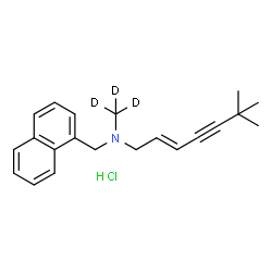 Terbinafine-d3 (hydrochloride) structure