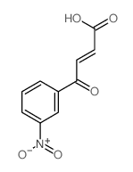 2-Butenoic acid,4-(3-nitrophenyl)-4-oxo- structure