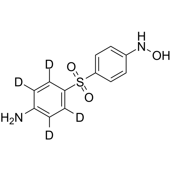 Dapsone hydroxylamine-d4结构式