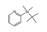 Pyridine, 2-[(1,1-dimethylethyl)dimethylsilyl]- (9CI) structure