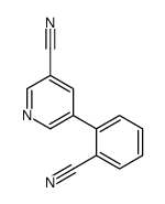 5-(2-cyanophenyl)pyridine-3-carbonitrile Structure