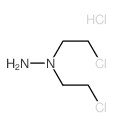1,1-bis(2-chloroethyl)hydrazine结构式