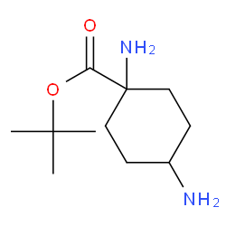 1-Boc-1,4-cyclohexanediamine Structure