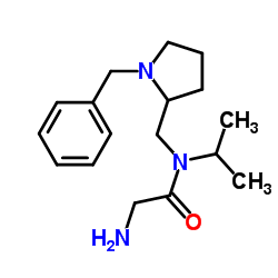 N-[(1-Benzyl-2-pyrrolidinyl)methyl]-N-isopropylglycinamide Structure