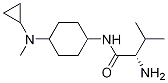 (S)-2-AMino-N-[4-(cyclopropyl-Methyl-aMino)-cyclohexyl]-3-Methyl-butyraMide结构式