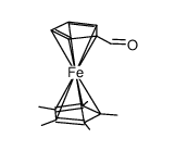 1‐formyl‐1',2',3',4',5'-pentamethylferrocene结构式