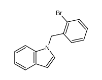 1-(2-bromo-benzyl)-1H-indole结构式