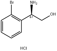 (R)-2-Amino-2-(2-bromophenyl)ethanol hydrochloride Structure