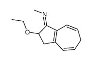 Methanamine, N-(2-ethoxy-3,6-dihydro-1(2H)-azulenylidene)- (9CI) Structure