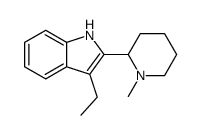 3-ethyl-2-(1-methylpiperidin-2-yl)-1H-indole Structure