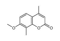 7-methoxy-4,8-dimethylchromen-2-one Structure