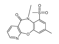 6,9-dimethyl-7-methylsulfonylpyrido[2,3-b][1,5]benzoxazepin-5-one Structure