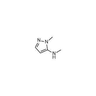 N,1-二甲基-1H-吡唑-5-胺结构式
