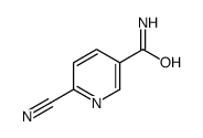 6-cyanopyridine-3-carboxamide Structure