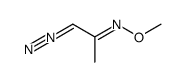 1-diazo-2-propanone O-methyloxime结构式