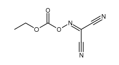 (ethoxycarbonyloxy)carbonimidoyl dicyanide结构式