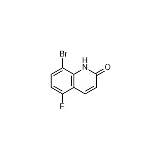 8-Bromo-5-fluoroquinolin-2(1H)-one Structure