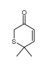6,6-dimethyl-2H,6H-thiin-3-one结构式