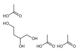 acetic acid,butane-1,2,4-triol Structure