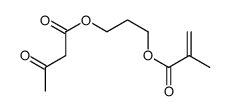 3-(2-methylprop-2-enoyloxy)propyl 3-oxobutanoate Structure