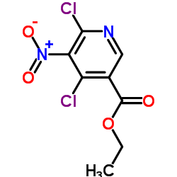 Ethyl 4,6-dichloro-5-nitronicotinate picture