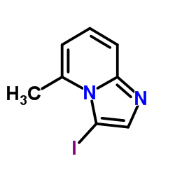 3-碘-5-甲基咪唑并[1,2-a]吡啶结构式