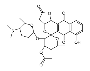 3'-O-α-D-Forosaminyl-(+)-griseusin A结构式