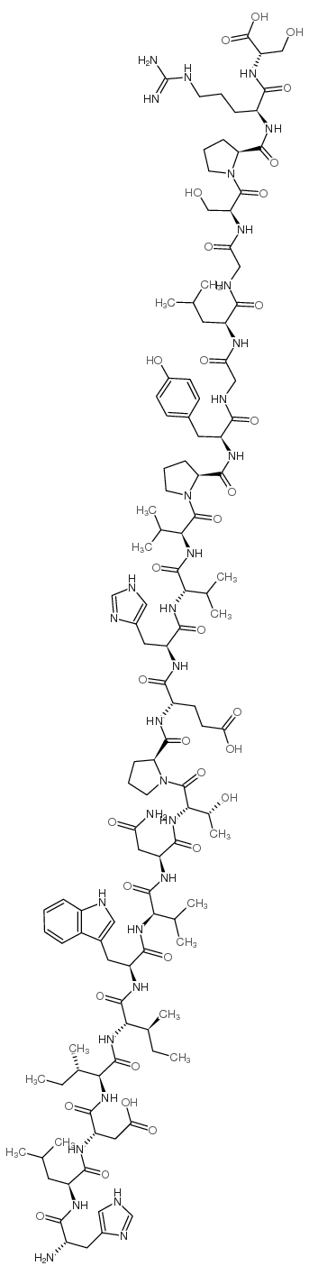 (D-Val22)-Big Endothelin-1 fragment (16-38) (human) Structure