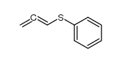 1,2-propadienyl phenyl sulfide Structure