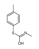 Methylthiocarbamic acid S-(4-methylphenyl) ester structure