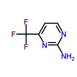2-氨基-4-(三氟甲基)嘧啶结构式