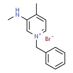 1-苄基-4-甲基-3-(甲基氨基)吡啶-1-溴化物图片