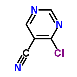 4-氯嘧啶-5-甲腈结构式