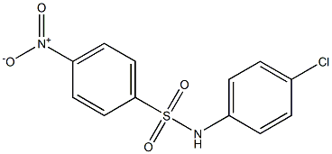 N-(4-chlorophenyl)-4-nitrobenzenesulfonamide Structure