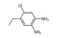 1,2-diamino-4-chloro-5-ethylbenzene Structure