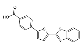 4-[5-(1,3-benzothiazol-2-yl)thiophen-2-yl]benzoic acid结构式