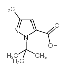 1-(tert-Butyl)-3-methyl-1H-pyrazole-5-carboxylic acid picture